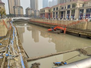 合肥河道清淤工程公司领导工地巡查022019-2-23